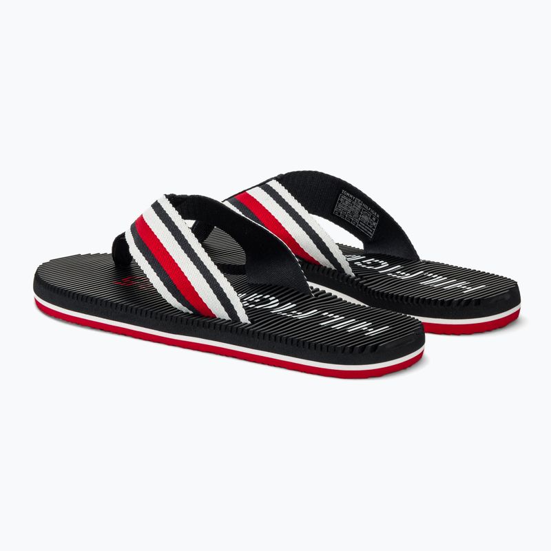 Japonki męskie Tommy Hilfiger Massage Footbed Oly Beach Sandal desert sky 3