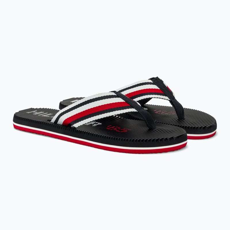 Japonki męskie Tommy Hilfiger Massage Footbed Oly Beach Sandal desert sky 4