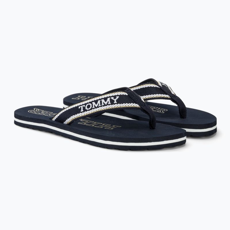 Japonki damskie Tommy Hilfiger Beach Sandal space blue 4