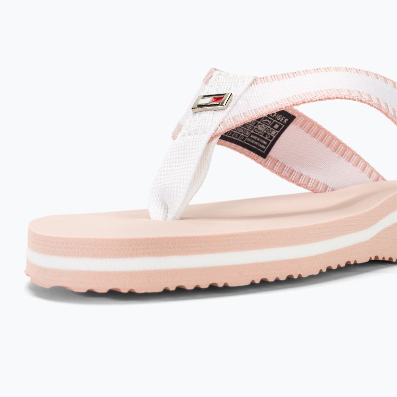 Japonki damskie Tommy Hilfiger Webbing Pool Slide ecru/whimsy pink 8