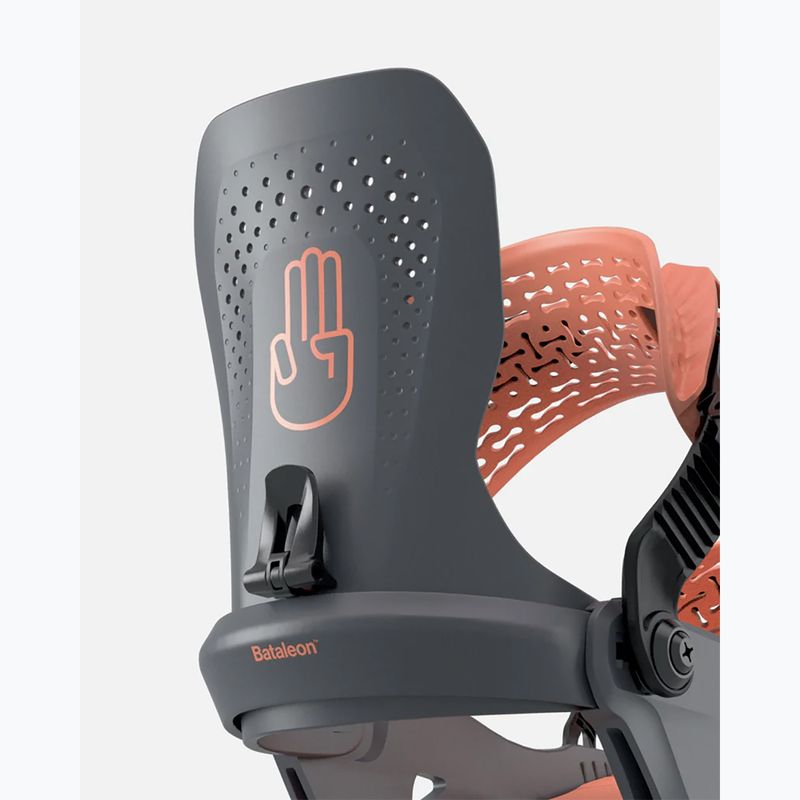 Wiązania snowboardowe damskie Bataleon Donna HW black peach 4