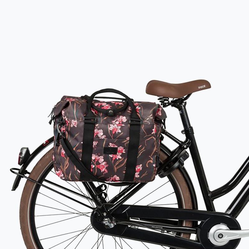 Torba rowerowa na bagażnik FastRider Nyla Shopper Single Bike Bag Trend Click'nGo 20 l flourish 8