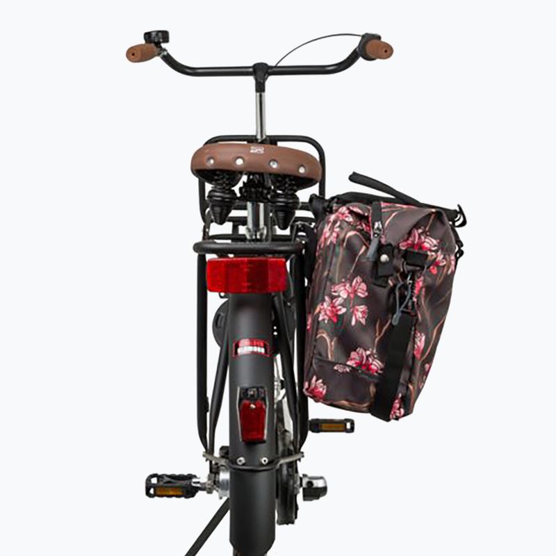 Torba rowerowa na bagażnik FastRider Nyla Shopper Single Bike Bag Trend Click'nGo 20 l flourish 10