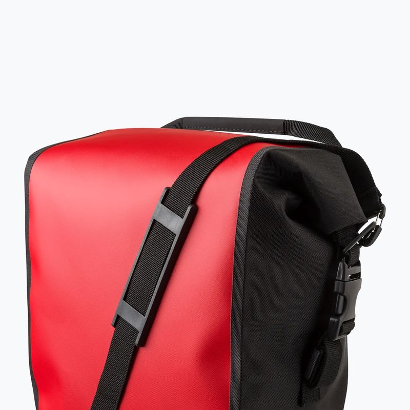 Sakwa rowerowa AGU Clean Single Bike Bag Click'nGo M 17 l red 2