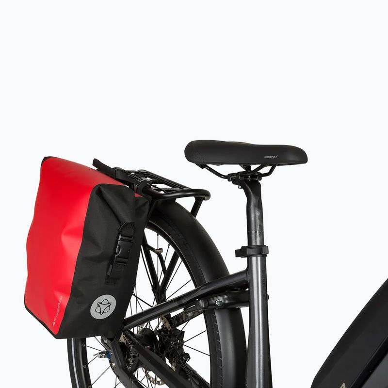 Sakwa rowerowa AGU Clean Single Bike Bag Click'nGo M 17 l red 5