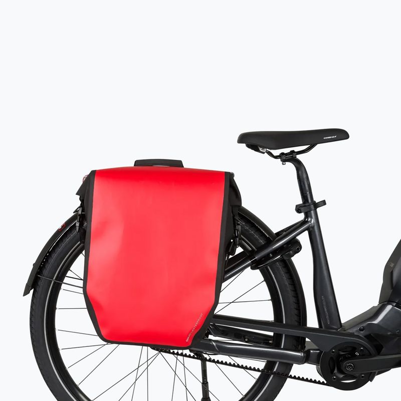 Sakwa rowerowa AGU Clean Single Bike Bag Click'nGo L 21 l red 4