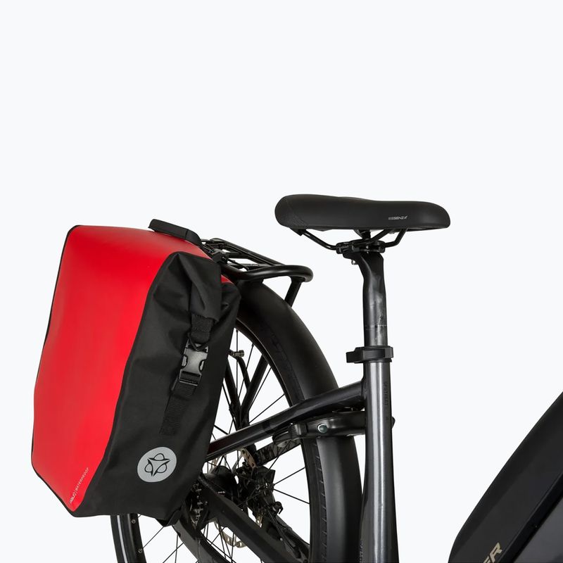 Sakwa rowerowa AGU Clean Single Bike Bag Click'nGo L 21 l red 5