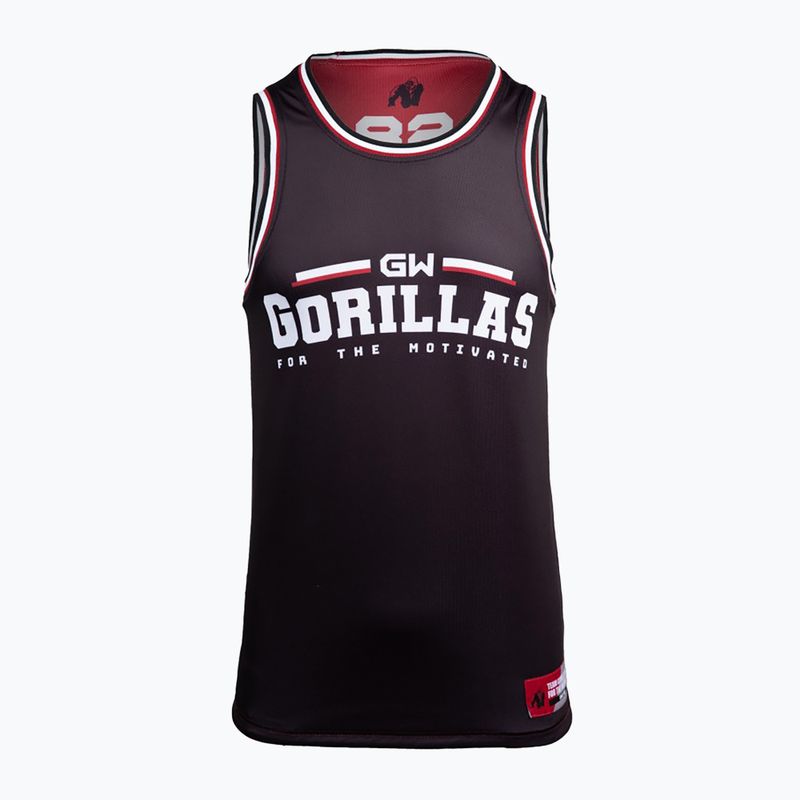 Tank top treningowy męski Gorilla Wear Keene red/black 14