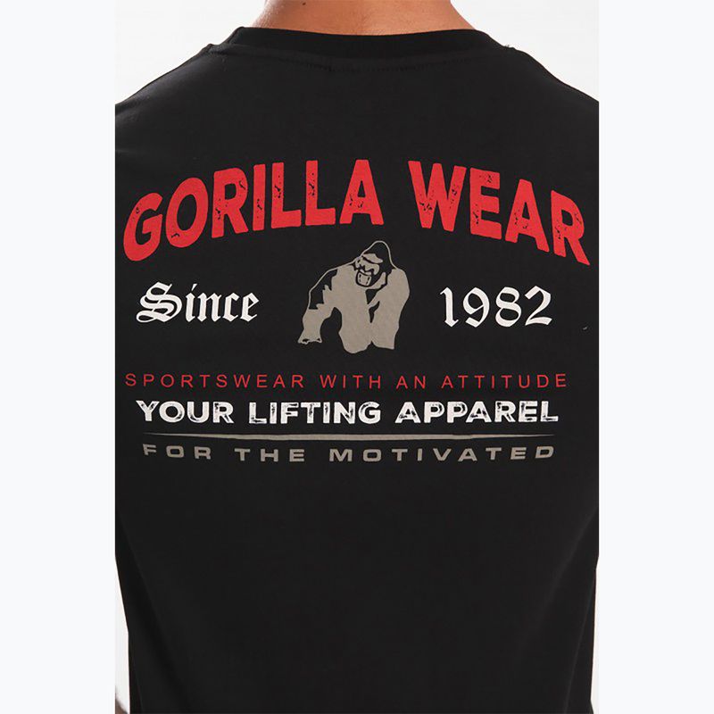 Koszulka treningowa męska Gorilla Wear Warren black 5