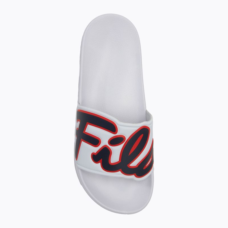 Klapki męskie FILA Scritto white/fila navy 5