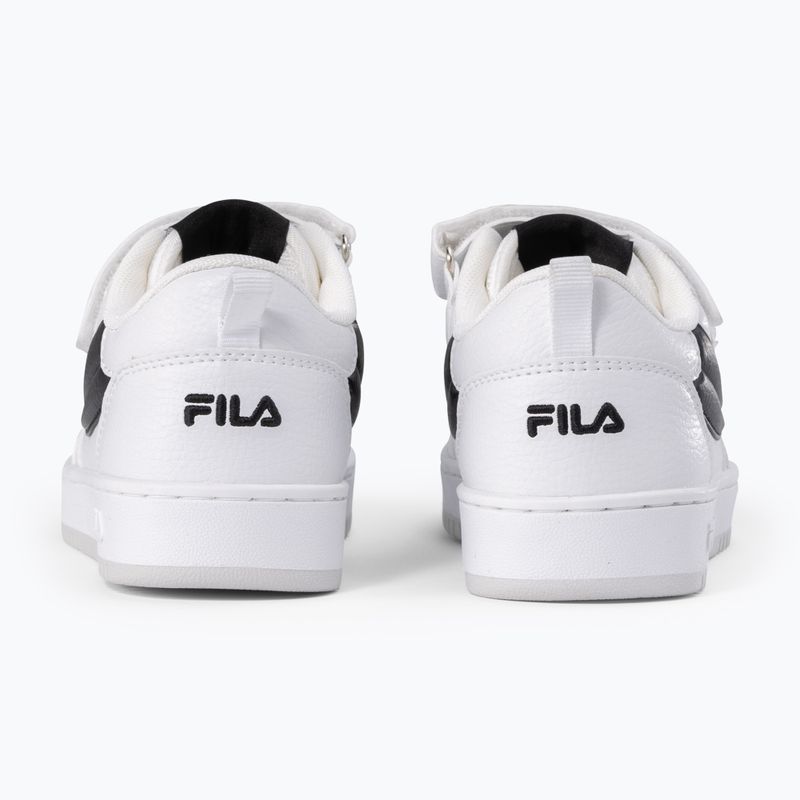 Buty dziecięce FILA Rega Nf Velcro white/black 3