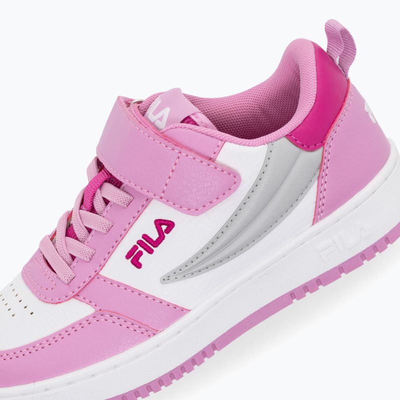 Buty dziecięce FILA Rega Nf Velcro white/moonlite mauve 4