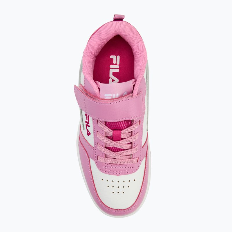 Buty dziecięce FILA Rega Nf Velcro white/moonlite mauve 5
