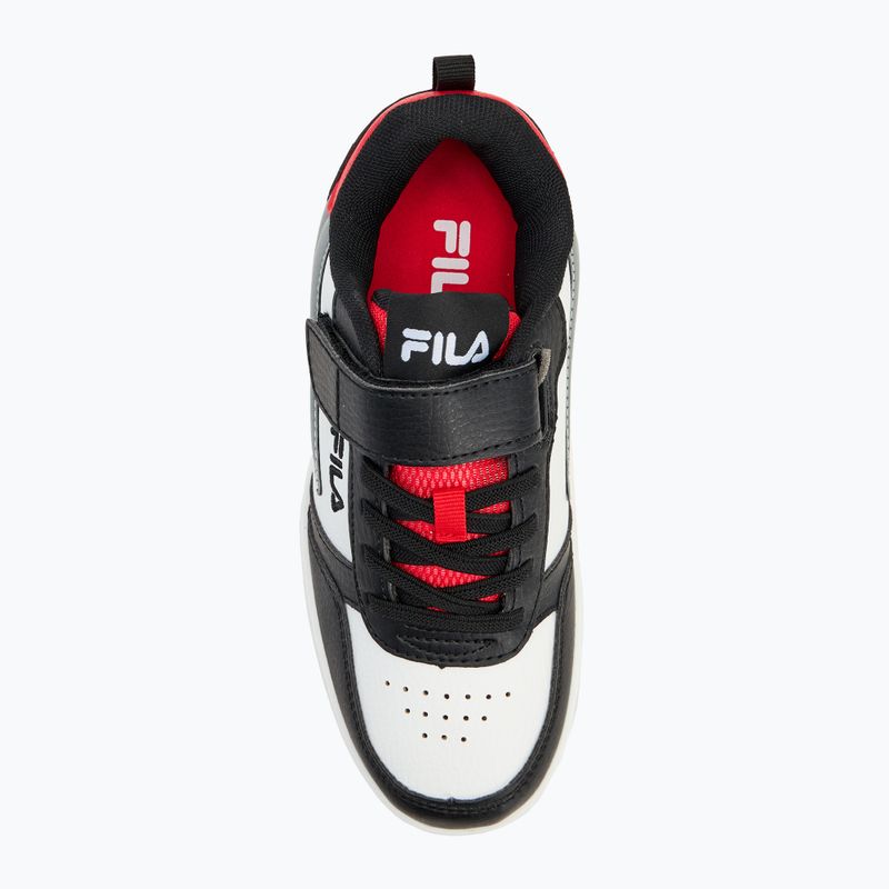 Buty dziecięce FILA Rega Nf Velcro white/black/fila red 5