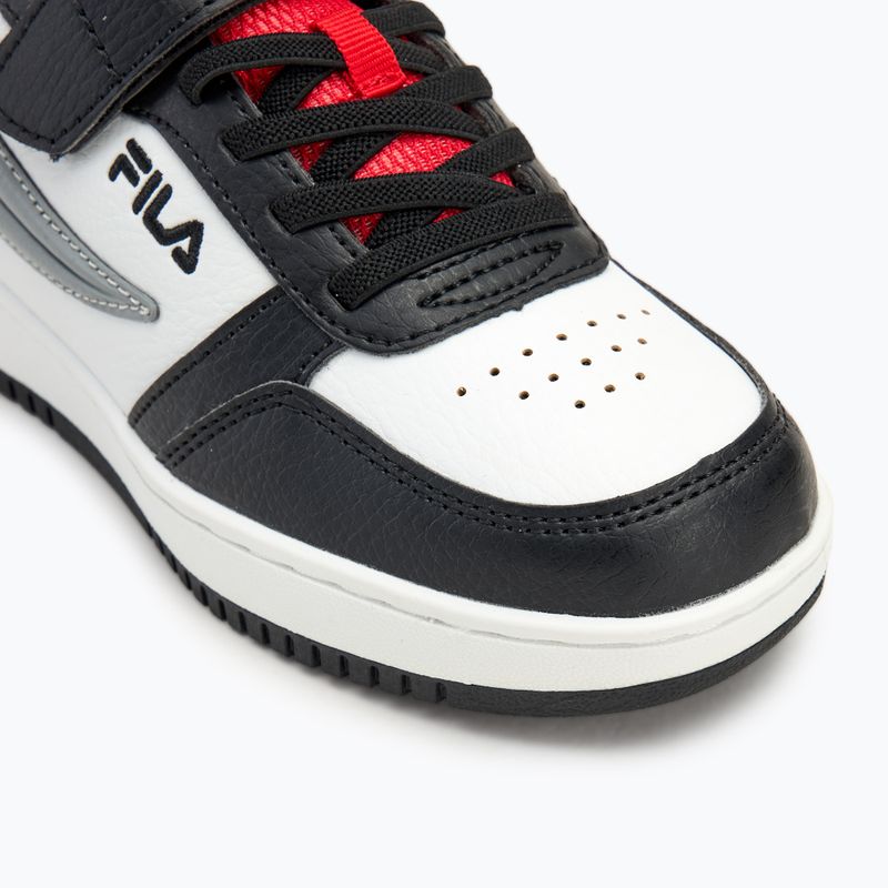 Buty dziecięce FILA Rega Nf Velcro white/black/fila red 7