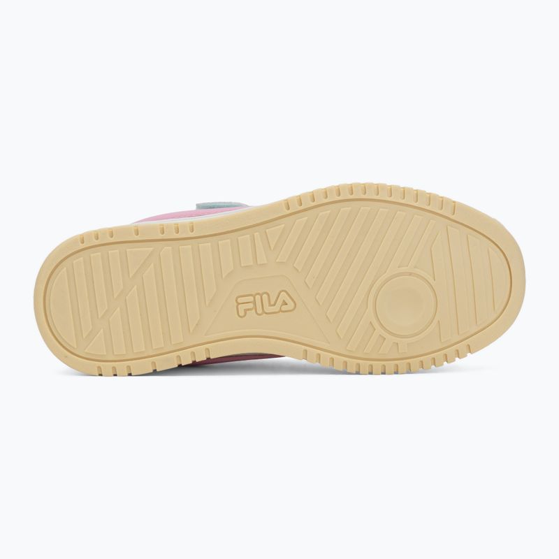 Buty dziecięce FILA Rega Nf Velcro soothing sea/prism pink 4