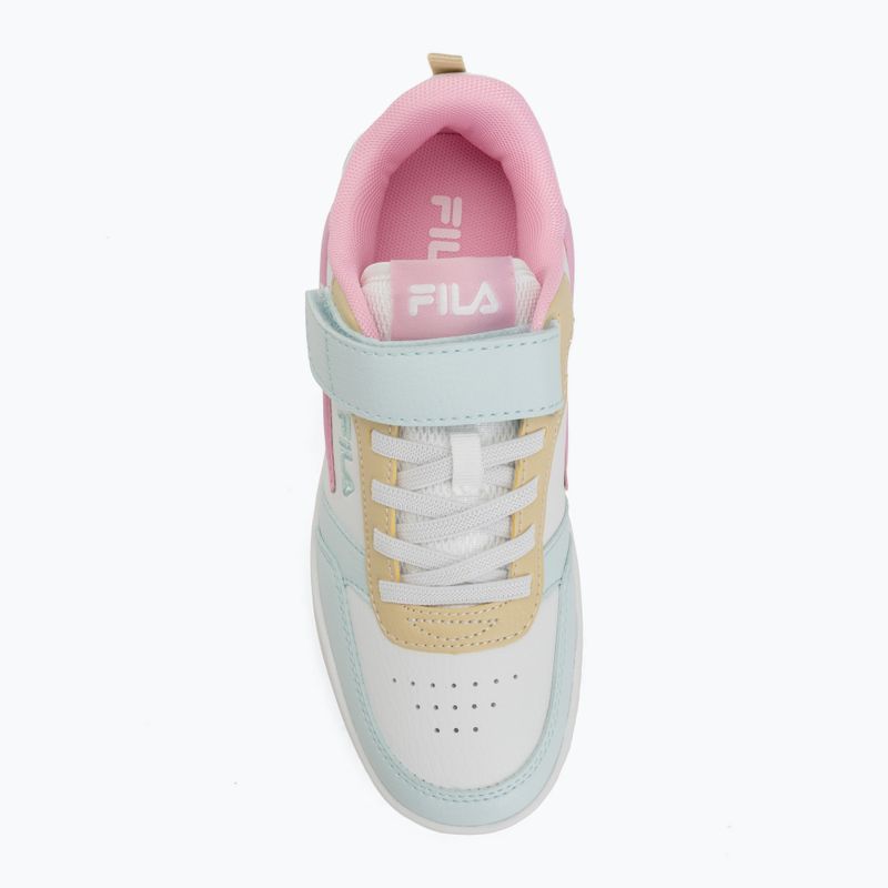 Buty dziecięce FILA Rega Nf Velcro soothing sea/prism pink 5