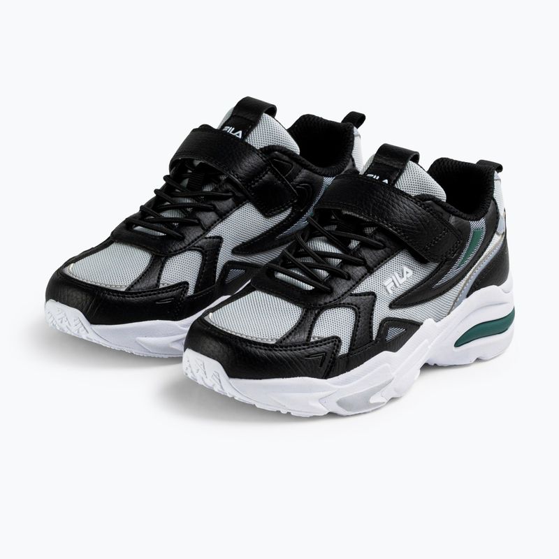 Buty dziecięce FILA Madrun Velcro black/posy green 2