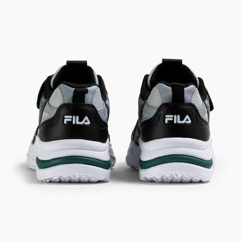 Buty dziecięce FILA Madrun Velcro black/posy green 3