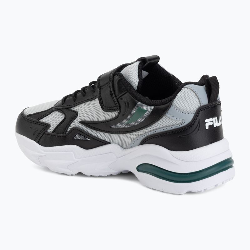 Buty dziecięce FILA Madrun Velcro black/posy green 3