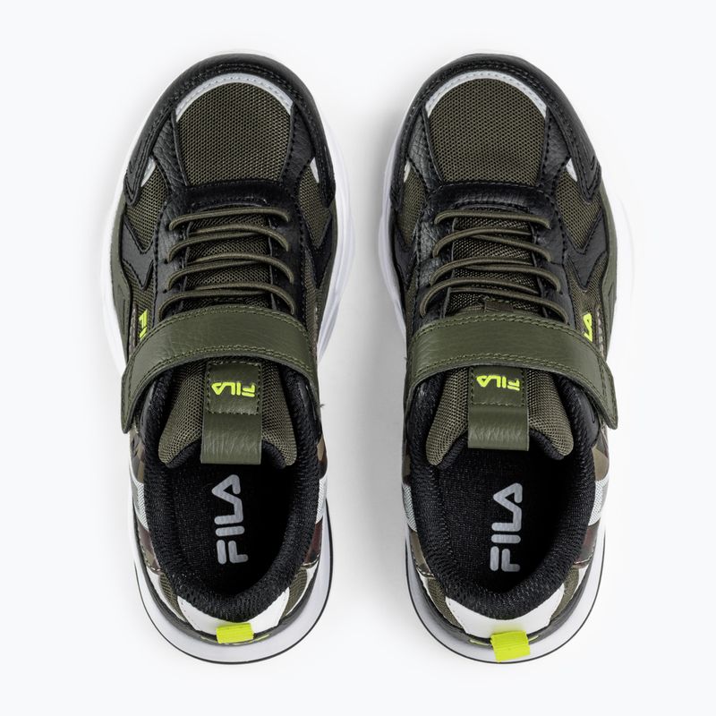 Buty dziecięce FILA Madrun Velcro olive night 5