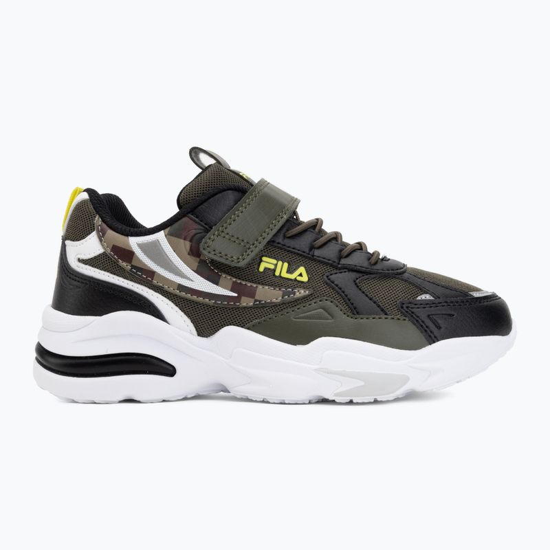 Buty dziecięce FILA Madrun Velcro olive night 2