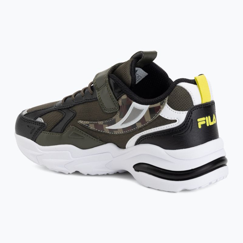 Buty dziecięce FILA Madrun Velcro olive night 3