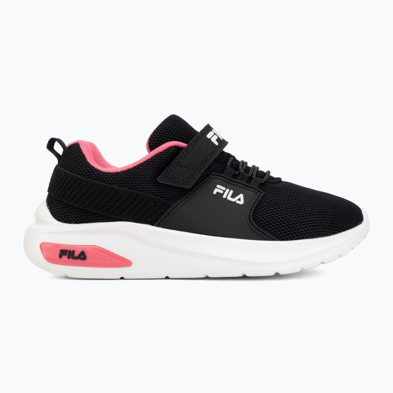 Buty dziecięce FILA Madrun Velcro black/sangria sunset 2