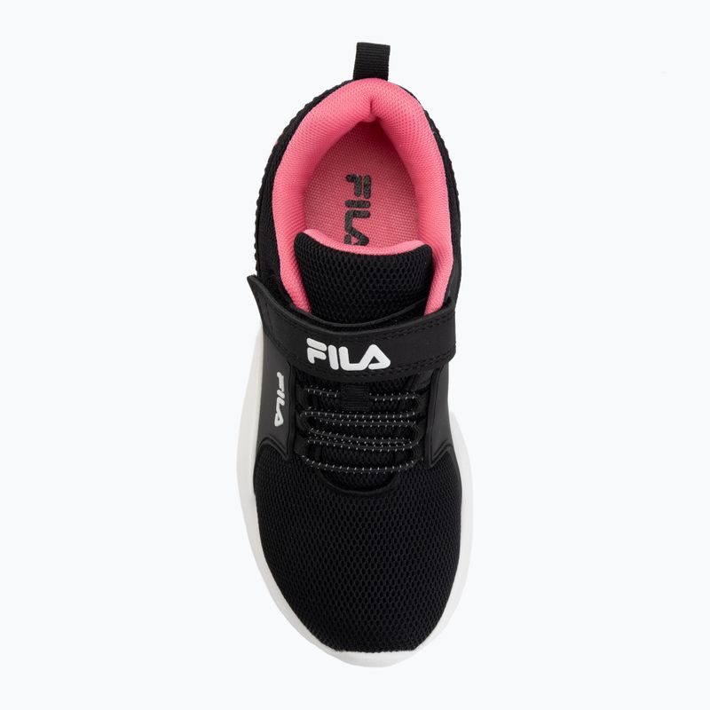 Buty dziecięce FILA Madrun Velcro black/sangria sunset 5