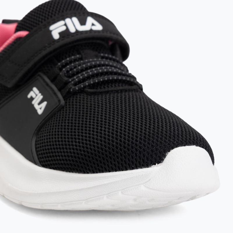 Buty dziecięce FILA Madrun Velcro black/sangria sunset 7
