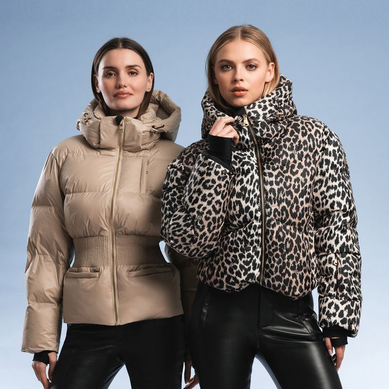 Kurtka narciarska damska Nikkie Nafferton hummus 9