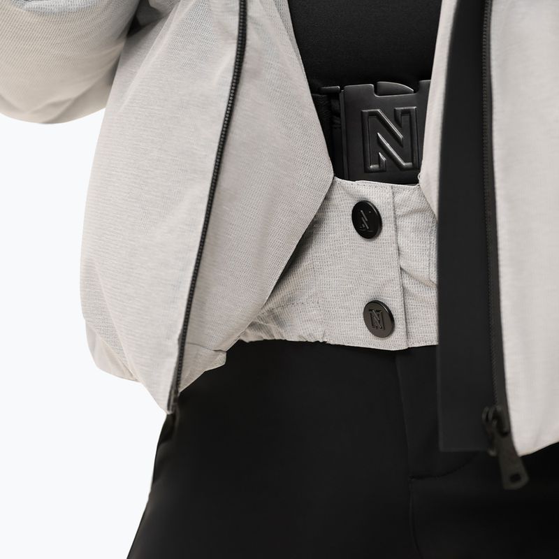 Kurtka narciarska damska Nikkie Newport Melange grey/melange 5