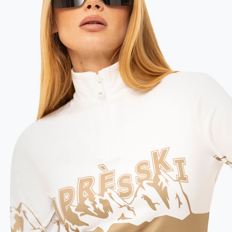 Bluza narciarska damska Nikkie Nantes Apres Ski Pully hummus 2