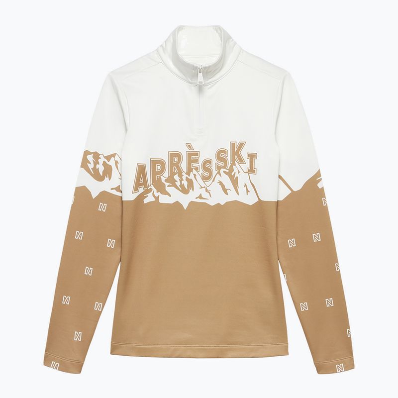 Bluza narciarska damska Nikkie Nantes Apres Ski Pully hummus 3