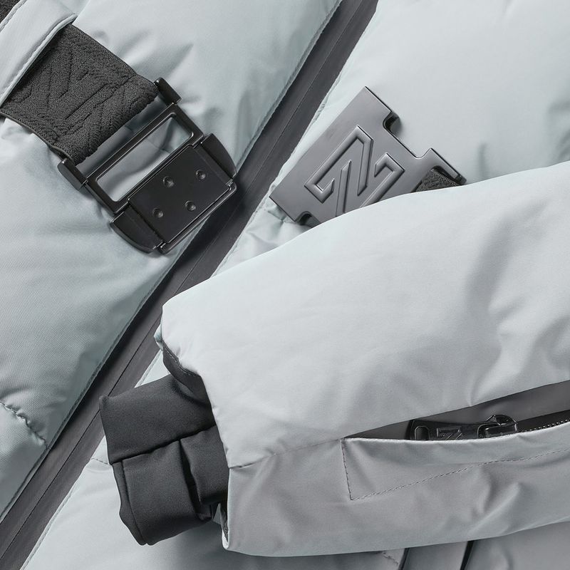 Kurtka narciarska damska Nikkie Nateland Metal silver 7