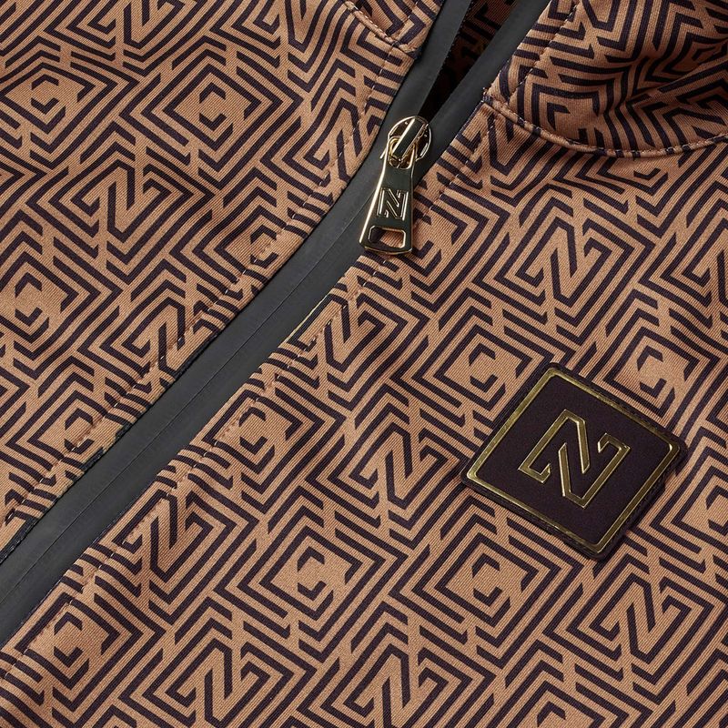 Bluza narciarska damska Nikkie Nantes Logo Ski Pully camel 4