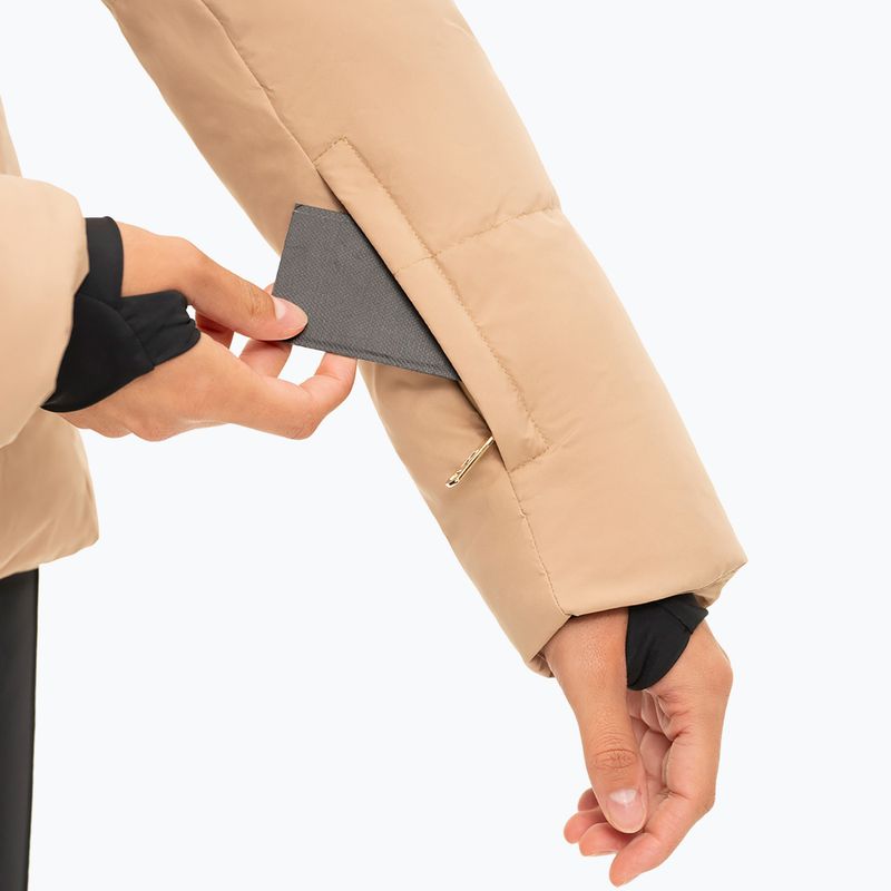 Kurtka narciarska damska Nikkie Nasher hummus 4