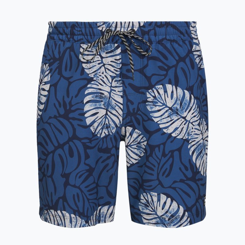 Szorty kąpielowe męskie Hurley Dypsis Leaves Volley Swim Short Navy