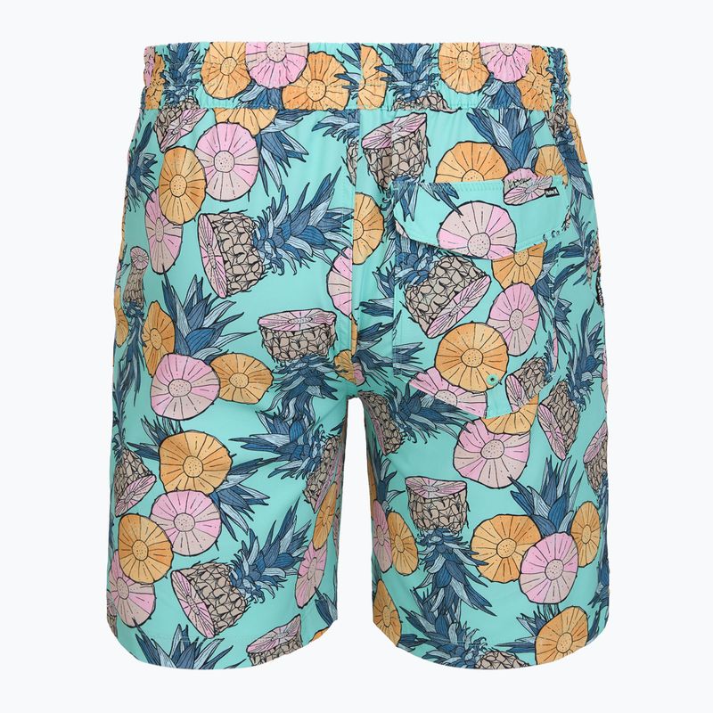 Szorty kąpielowe męskie Hurley Bahia Volley Swim Short Blue/Aqua 2
