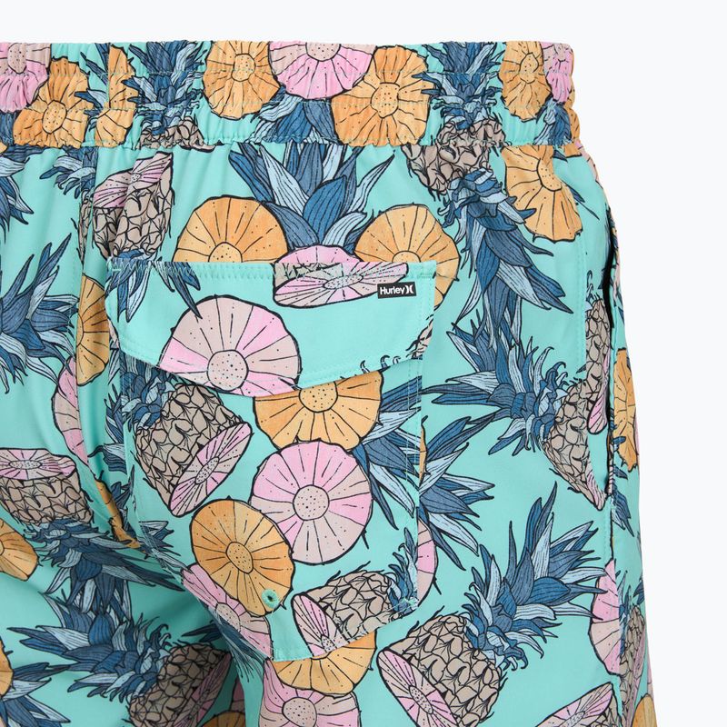 Szorty kąpielowe męskie Hurley Bahia Volley Swim Short Blue/Aqua 4