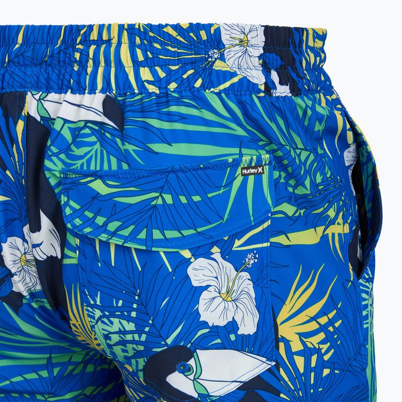 Szorty kąpielowe męskie Hurley Cuba Volley Swim Short Blue 4