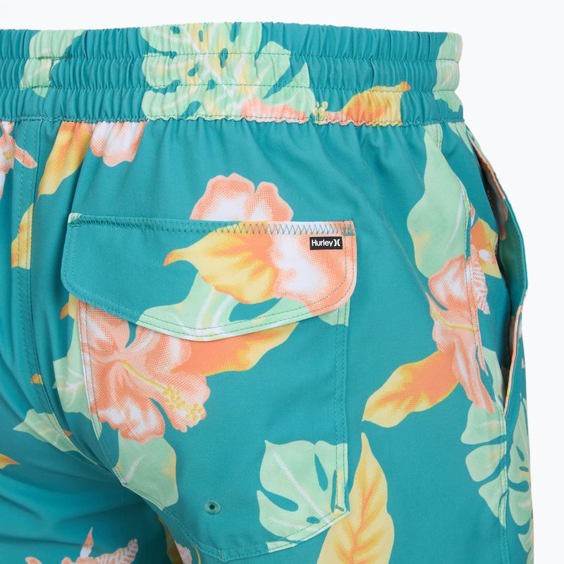 Szorty kąpielowe męskie Hurley El Cap Volley Swim Short Pro Blue 4
