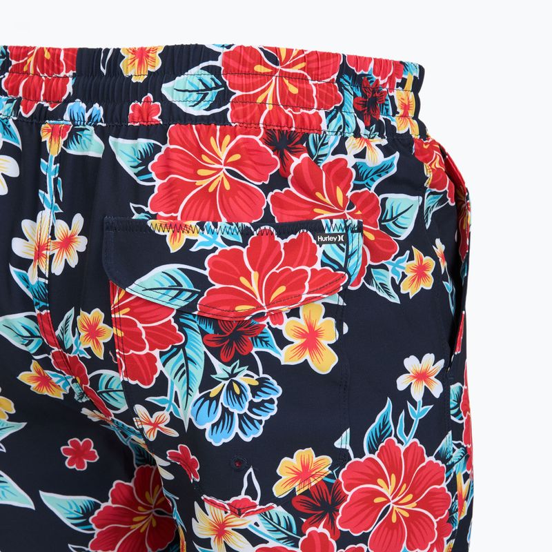 Szorty kąpielowe męskie Hurley Palmettos Volley Swim Short Black 4