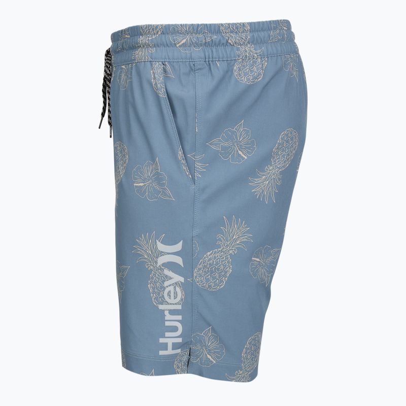 Szorty kąpielowe męskie Hurley Pineapple Volley Swim Short Blue/Brown 3