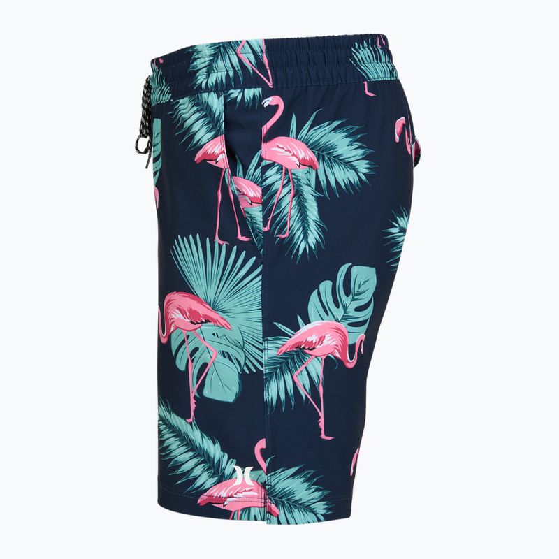 Szorty kąpielowe męskie Hurley Flamingo Volley Swim Hort Navy 3