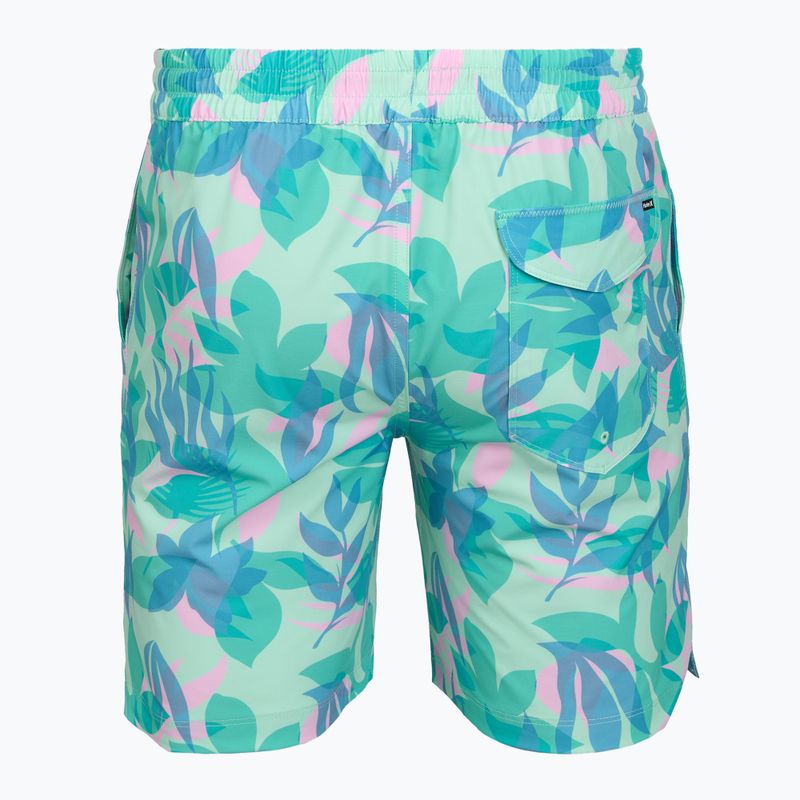 Szorty kąpielowe męskie Hurley Aticama Volley Swim Short Blue/Aqua 2