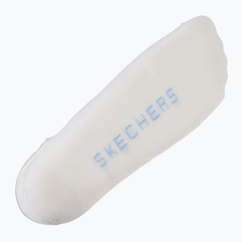 Skarpety damskie SKECHERS Non Terry No Show Liner 3 pary blue/green 7