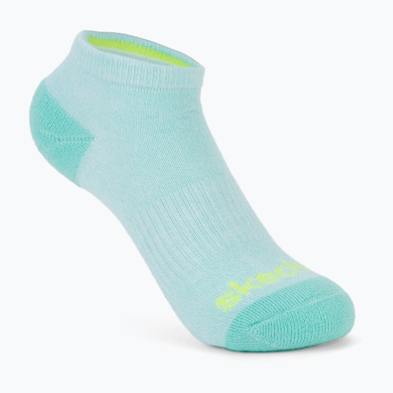 Skarpety dziecięce SKECHERS Heel/Toe Terry Low Cut 6 par white/light pink 5