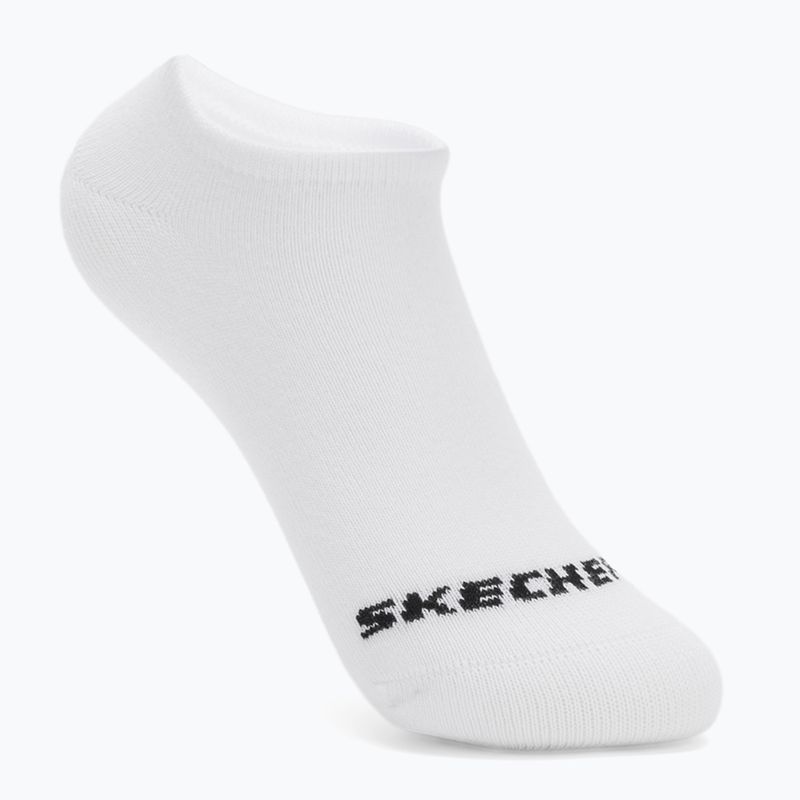 Skarpety dziecięce SKECHERS Non Terry No Show 3 pary white/grey 2