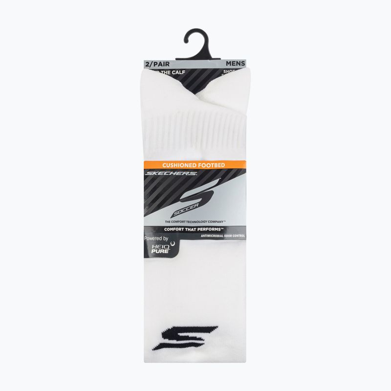 Skarpety męskie SKECHERS 1/2 Terry Over The Knee 2 pary white traditional 6